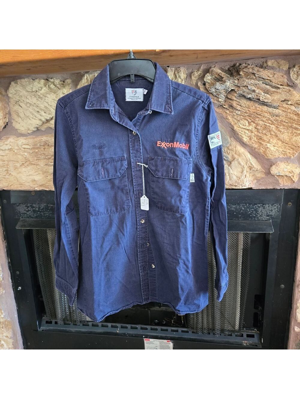 Tyndale Navy Flame Resistant Shirt